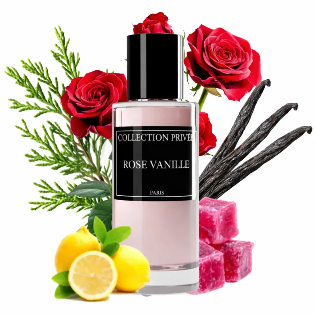 Parfum rose vanille 